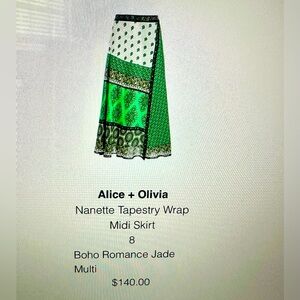 Boho midi skirt like new